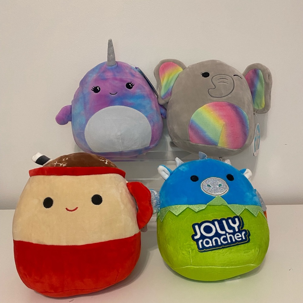 4 squishmallows